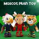 2026 World Cup Mascots Plush Toys Set, 8 Inch Soft Mascot Dolls, Gift for Fans, World Cup Merchandise（3PCS）
