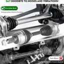 Front Left or Right CV Axle Shaft Assembly 4WD fits for Cadillac Escalade, for Chevrolet Silverado 1500, Tahoe, Avalanche, for K1500, K2500, Sierra 1500, Yukon 1999-2006