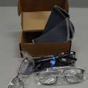 3-Pack Reading Glasses for Men Blue Light Blocking Metal Full Wide Frame Computer Readers