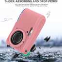 Case for Kodak PIXPRO FZ45 Non Slip Textured Soft Silicone Protective Case -Slim Anti-Slip Durable Shockproof Camera Cases (Pink)
