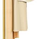 Metal Coat Rack Freestanding, Stable Clothing Rack with Rock Base, Coat Tree Suitable for Bedroom, Hallway, Office, 70.8 Inches High, Golden