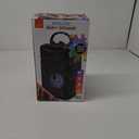 iLive ISB202B ISB202B Portable 8-in. 10-Watt Bluetooth Rechargeable Party/Karaoke Tailgate Speaker with Party Lights and Wired Microphone