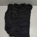 KUTUMAI Off The Shoulder Maxi Long Dress Corset Ruched Bodycon Formal Wedding Guest Dresses for Women, Size Large, Black 