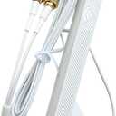 WiFi 6e WiFi 7 Antenna 2T2R Wi-Fi WLAN Antenna Magnetic Base Dual Dual Wireless PC Desktop WiFi Antennas for Gigabyte Z790 X670 B650/AORUS X TR50X Series Motherboard Wifi7 (White)