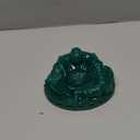 Fengshui Laughing Buddha Statue - Happy Buddha Sculptures for Good Luck Wealth and Happiness Home Decor Congratulatory Gifts Tabletop Statue (Green)