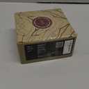 Marble Coasters Set of 4, Handcrafted Drink Protectors, Natural Stone Coaster Bar & Table Decor, Modern Desk Aesthetic Accessories, Non-Slip Luxury Gift (Marble White Round)