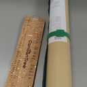 Peel and Stick Bamboo Wallpaper, Self-Adhesive, Made of Cork, Removable Textured 3D, Blue with Metallic, 16.5"x118.1" (Moonlight)