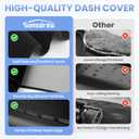 Sunsdrew Dash Cover for 2007-2014 Chevrolet Suburban/Tahoe&GMC Yukon,2007-2013 Chevy Avalanche Silverado 1500 LTZ&GMC Sierra SLT Denali Dash Cover Mat Accessories Nonslip Mesh Protector No Glare