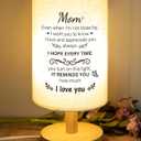 SOUHONEY Mothers Day Gifts for Mom, Unique Mom Birthday Gifts from Daughter Son, Mom Gifts for Mother's Day from Daughter Son, Beautiful Mother Lamp Gifts for Bedroom Home Decoration