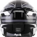 OUMURS DOT Adult ATV Dirt Bike Helmet with Goggles Gloves & Mask Adjustable Sun Visor Motorcycle Adults Helmet Off-Road Motocross Downhill Moped MX for Unisex-Adult-Victory Gray, XL