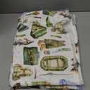 Watercolor Fishing Baby Blankets for Boys Girls Summer Travel Camping Adventure Outdoors Crib Blanket for Infant Toddler Newborn Fishing Lovers Gift Nursery Swaddling Wrap 30x40in