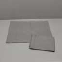 Uxcell 2 Pack Pillow Cases Soft 1800 Series Microfiber Pillowcases Set with Zipper Travel(14"x20") Grey