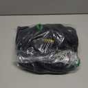 Flexi Hose Expandable Garden Hose with 8 Function Nozzle, 100FT - Lightweight Retractable Garden Hose, Water Hose - No-Kink Flexibility, 3/4 Inch Solid Brass Fittings and Double Latex Core (Black)