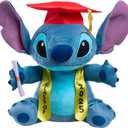 Disney Stitch Class of 2025 Graduation 13-inch Large Plush Stitch Stuffed Animal. Blue, Alien, Kids Toys for Ages 2 Up by Just Play