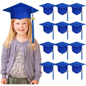 2026 Preschool Graduation Caps Bulk Kindergarten Grad Cap Child Size Grad Hats with Metal 2026 Tassel for Boy Girl