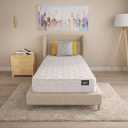HomeLife Twin Mattress 6 Inches 38X75 White Medium Firm Hybrid for Bed Twin Size Mattress Pocket Coil Tight Euro Top High Density & Polyester Cover Rolled in a Box
