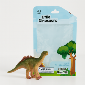 Little Dinosaurs – Small Realistic Plastic Dinosaur Toy with Package – For Kids Age 3+ 