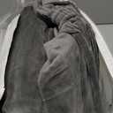 H.VERSAILTEX Rich Velvet Stretch 2 Piece Cover Chair Slipcover Sofa Cover Furniture Protector Couch Soft with Elastic Bottom Chair Couch Cover with Arms Width Up to 49 Inch(Chair,Grey)