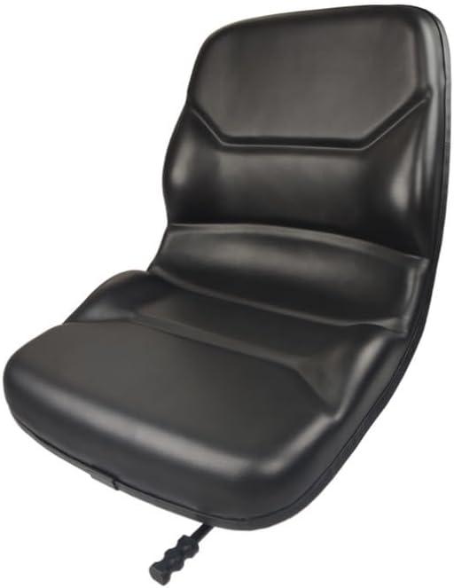 Lawn Mower Seat Compatible with Walker Mowers MB, MC, MDD, MDG, MS, MT, MTEFI, MTL, MTLEFI; Replaces Part Number 5103; (If the Bolt-Hole Patterns Don't Match, Drilling is Required); 108010BK