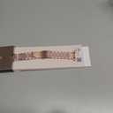 Wearlizer Compatible with Apple Watch Bands 38/40/41/42mm Women Wristband Stainless Steel & Pink Resin Stylish Metal Sleek Bracelet for iWatch Series 11 10 9 8 7 6 5 4 3 SE/Ultra 3 2 1