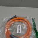 Giraffe Tools Air Hose, 3/8 inch x 6 ft Air Compressor Hose, 1/4 in. MNPT Fittings, Hybrid 300 PSI, Kink Resistant, Lightweight Lead-in Air Hose, All-Weather Flexibility, Orange