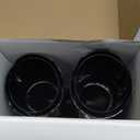 2Pack Carbon Fiber Dual Exhaust Tips 3" Inlet to 3.5" Outlet, Universal Tailpipe 3 Inch Exhaust Muffler Tips (Gloss)