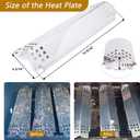 Grill Replacement Parts for Nexgrill 5 Burner 720-0888, 720-0888N, Nexgrill 4 Burner 720-0830H, Members Mark 720-0882D, Stainless Steel Heat Plates, Burner Tubes and Grill Igniters Replacement Kit.