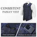 St Patricks Day Denim Vest for Men St Patricks Day Vest Casual Print Sleeveless Jean Jacket Shirt Biker Vest (Blue, XL)