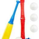 Little Tikes T-Ball Set, Red, 5 Balls, for Toddlers Ages 18+ Months