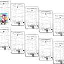 Civaner 10 Pieces Puzzle Box Money Maze Gift Holder Plastic Puzzle Card Holder Intellectual Pinball Machine Game Fun Birthday Christmas Party Favors for Adults(Clear)