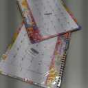 2 x 2026 Calendar, 2026 Wall Calendar, 18 Month Wall Calendar 2026-2027, January 2026 to June 2027 Calendar with Twin-Wire Binding, Hanging Hook and Julian Dates, 11" X 8.5" (Colorful)