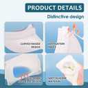 Wearable Urine Collector Set with Silicone Capsule and Breathable Fixing Pants with 1000ml and 2000ml Urine Bags with Adjustable Waist Strap for Comfortable Daily Use, Elderly Blue