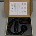 Trucker Bluetooth Headset, Wireless Headset with Mic, Bluetooth Headsets with Dual Noise Cancelling Microphone & Mute Button, 55Hrs Working Time PC Headsets for Cell Phones, Computer, Truck Driver (Black)