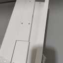 27.5" Wall Mount Coat Rack with Shelf, Key Holder & Mail Organizer, White