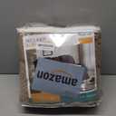 Ruaozz Stretch Loveseat Recliner Covers with Console 4-Pieces Recliner Sofa Covers with Pockets Jacquard Reclining Couch Covers Furniture Protector with Elastic Straps Bottom (2 Seater, Khaki)