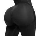 SHAPELLX Shapewear For Women Tummy Control High Waisted Body Shaper Shorts Butt Lifting Shapewear Higher Power Panties (Black, XL)