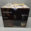 Keurig K-Duo Single Serve K-Cup Pod & Carafe Coffee Maker, with Multiple Brew Sizes, 60oz Removable Reservoir, Programmable Auto Brew Carafe, Black
