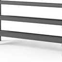 Kitsure Shoe Rack - Non-Woven Shoe Rack Shelf, Shoe Organizer for Closet, Entryway, Garage & Corridor, Stackable Shoe Shelves, 36.2" Wide - 3 Tier, Black