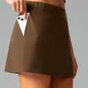 Colorfulkoala Skirts for Women High Waisted A Line Tennis Golf Athletic Casual Mini Skorts with Pockets and Built-in Shorts (XXL)