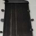 HCHCSPEED 3 Row Aluminum Radiator Air to Water Liquid Intercooler Heat Exchanger 23"x 8" (Black)