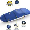 Seal Skin Covers Trailerable Whaler Boat Cover, Heavy-Duty & Waterproof Cover Fits 12'-13'L x 72" W, UV-Resistant, Secure Fit with Straps, Ideal for Boston Whaler, Carolina Skiff, Mako & Wellcraft