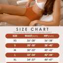 Kalapa Womens Underwear Seamless Full Coverage Breathable Briefs No Show Silky Stretch High Waisted Ladies Panties 6 Pack (Medium)