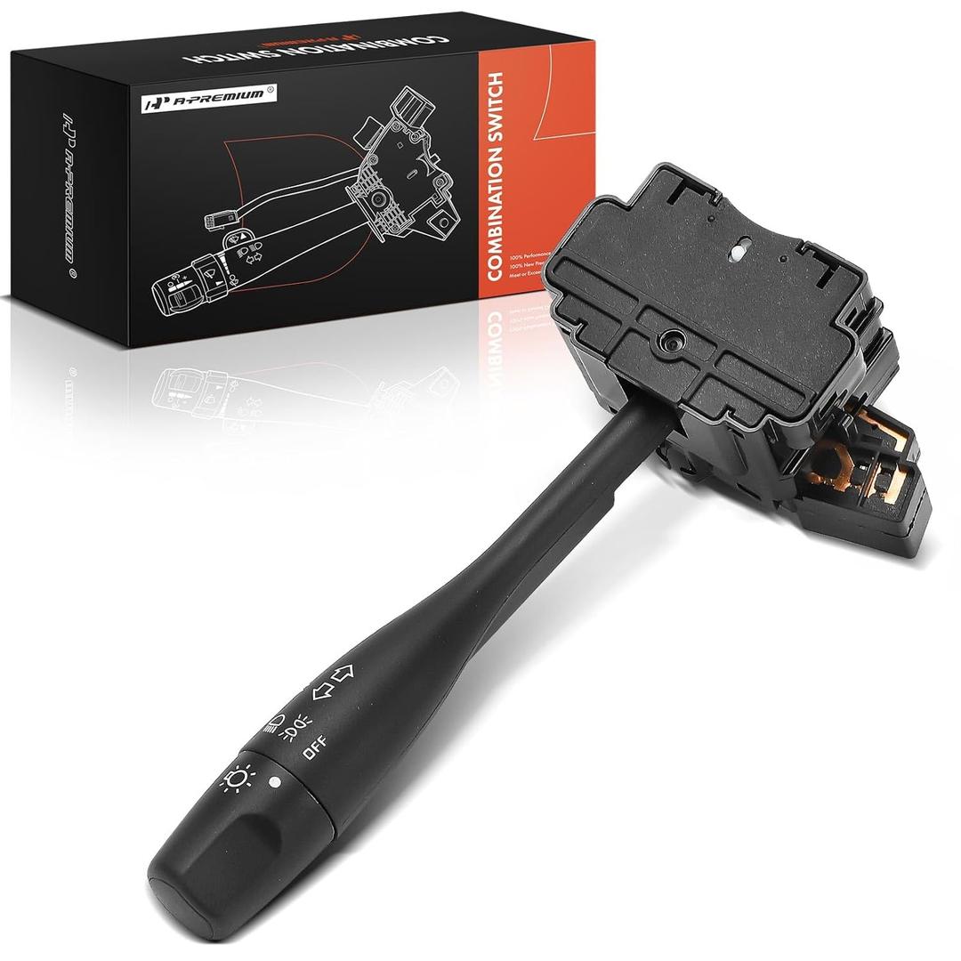 A-Premium Turn Signal Switch, Parking Light Multifunction Switch Lever Compatible with Nissan Altima 1993-2001, Sentra 1995-1999, Frontier 1998-2001, Maxima 1995-1996, Xterra 2000-2001, Pickup, 200SX