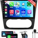 8 CORE 6G+128G Car Radio Stereo for Nissan Altima 2008-2012 with Wireless CarPlay Android Auto, 9 Inch 1280 * 720P IPS Touch Screen Android 13 GPS WiFi Bluetooth 32-Band DSP SWC Camera (Manual A/C)