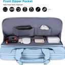 MOSISO 360 Protective Laptop Bag 15.6 inch, 15-16 inch Computer Bag Compatible with MacBook Air 15 inch/Pro 16 inch, HP,Dell,Lenovo,Asus,Notebook, Laptop Carrying Case with Strap&Handle, Airy Blue