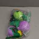 JHESAO 6 PCS Plants and Zombies PVZ Plush Zombies Plants Sets - Peashooter, Conehead, Chomper, Sunflower Figures in Gray and Purple