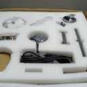 24 inch Outdoor Ceiling Fans For Patios Waterproof, Plug In Gazebo Fan Outdoor Hanging With Hook, 3 Color Light Remote Control, Strong 6 Speed,Wet Rated For Outside Porch, Pergola, Garage (Dark Walnut)