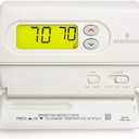 White-Rodgers Emerson 1F86-344 Non-Programmable Thermostat for Single-Stage Systems