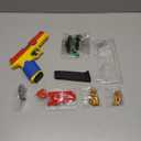 DIY Building Block Foam Blaster Set - Educational STEM Toy Gun with 100 Foam Darts & Display Stand for Teens 14+