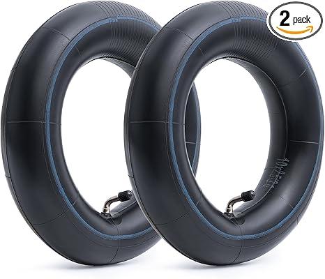 Heavy-Duty 10x2.5/3.0 Inner Tube (2.0mm Thick) 10 inch Tire Tubes with CR202 Bent Vavle Replacement 10x2.50 10x2.75 10x 3.0 90/65-6 255x80 80/65-6 Electric Scooter Tires Tubes